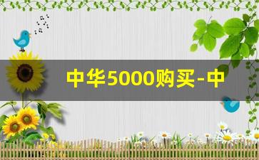 中华5000购买-中华5000为什么市面上很少卖