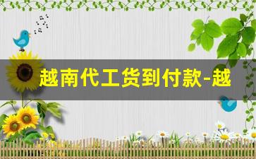 越南代工货到付款-越南代工厂生产流程