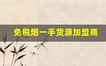 免税烟一手货源加盟商-便宜免税烟一手批发