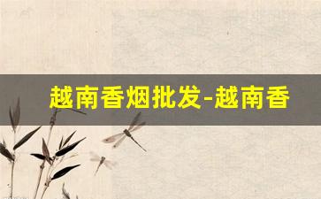 越南香烟批发-越南香烟国内有卖吗