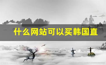 什么网站可以买韩国直邮东西-韩国直邮网购平台推荐