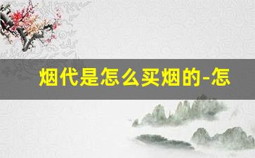 烟代是怎么买烟的-怎么在中国官方买烟