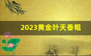 2023黄金叶天香粗支-黄金叶天香粗支的档次