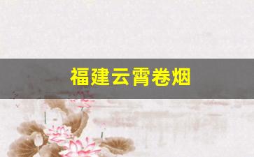 福建云霄卷烟
