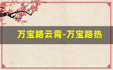 万宝路云霄-万宝路热带风味多少钱